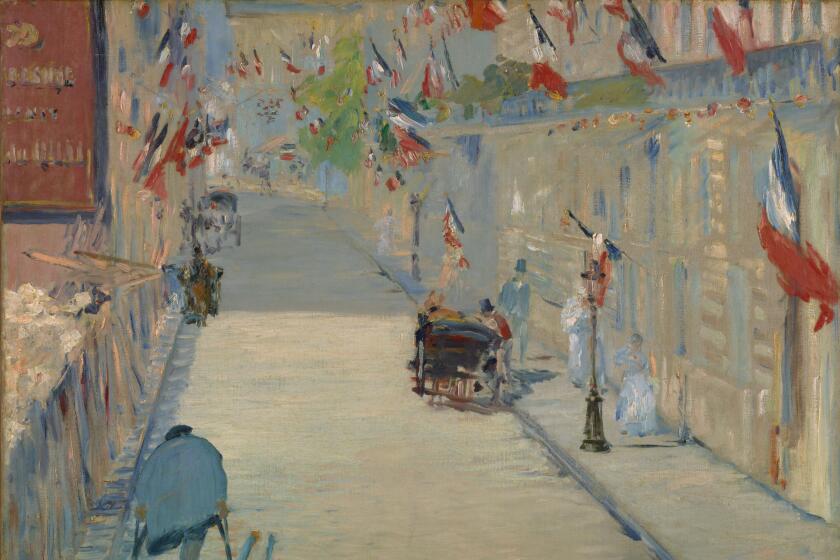 "The Rue Mosnier With Flags" by Édouard Manet is part of the Getty's collection in Los Angeles.