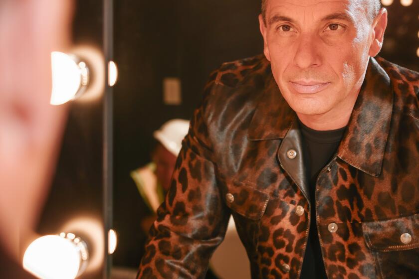 Los Angeles, CA - June 24: Sebastian Maniscalco poses for a portrait ahead of his shows that will open the venue at Intuit Dome on Monday, June 24, 2024 in Los Angeles, CA. (Dania Maxwell / Los Angeles Times)