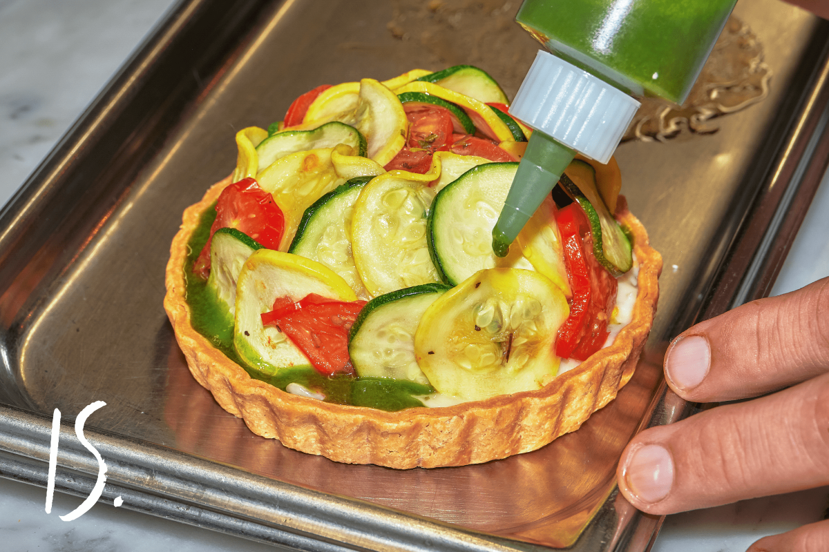 #15: Chef Dave Beran prepares the tarte ratatouille 