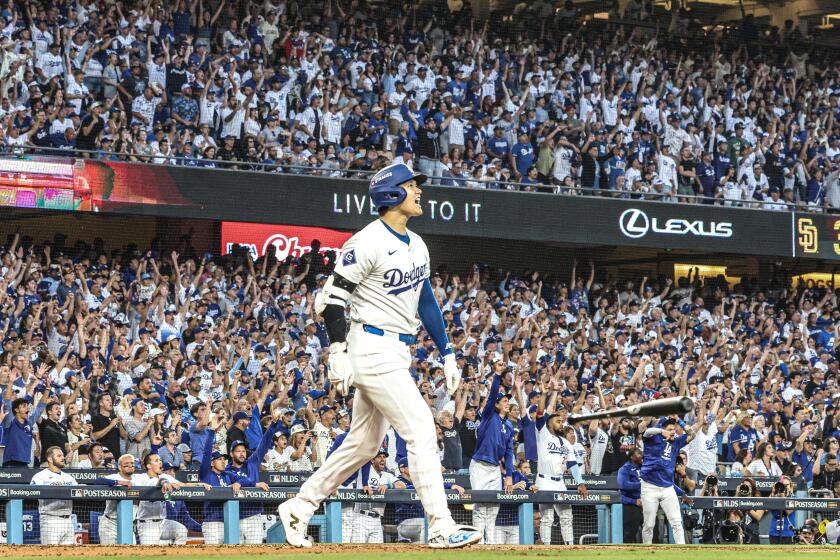 Los Angeles, CA, Saturday, October 5, 2024 - Los Angeles Dodgers designated hitter Shohei Ohtani.