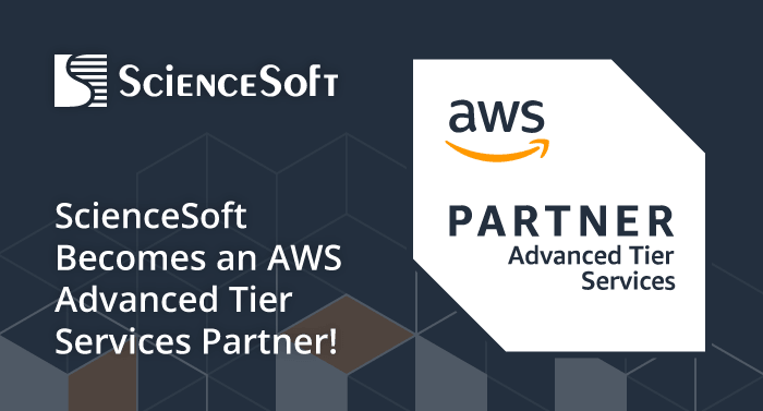 ScienceSoft Achieves Advanced Tier Services Partner Status With AWS